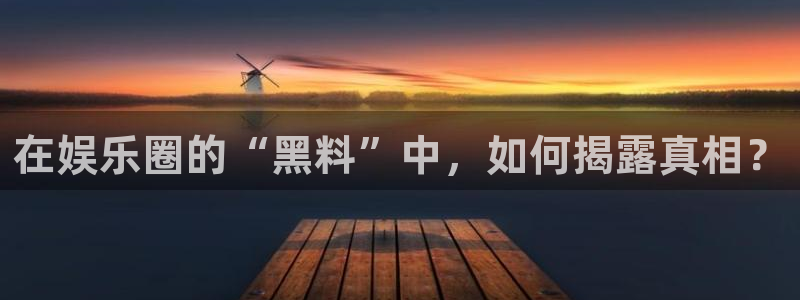 华润娱乐官方网站入口：在娱乐圈的“黑料”中，如何揭露真相？